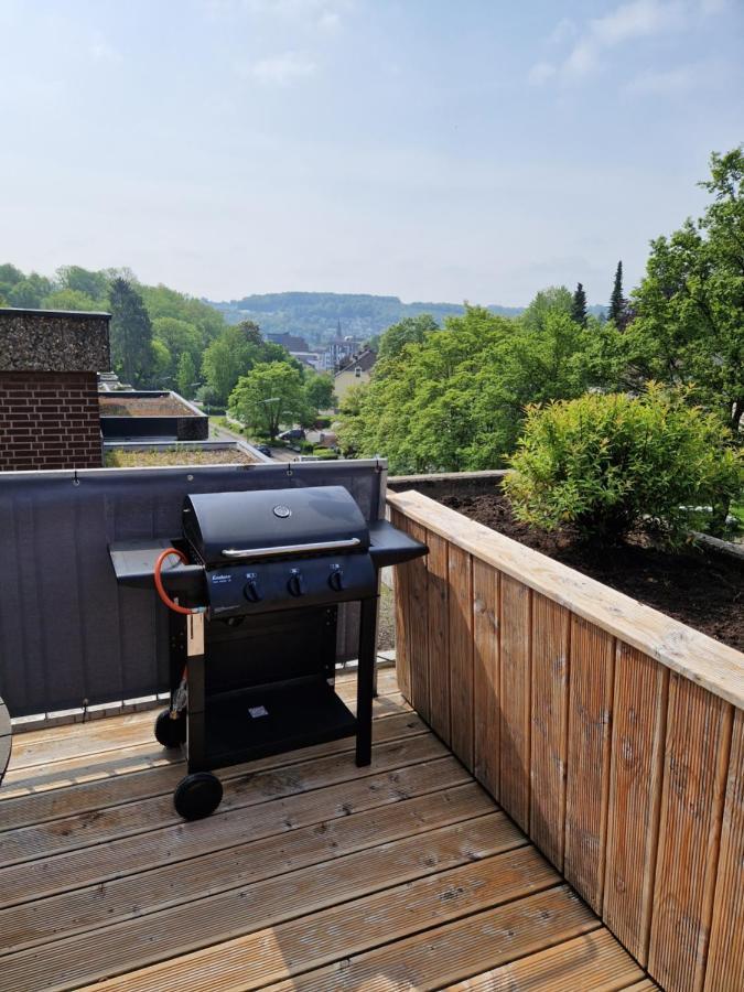Ferienwohnung Wiehl Sonnenterrasse Bagian luar foto